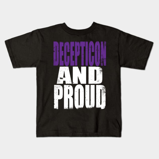 Decepticon and Proud Kids T-Shirt by stateements